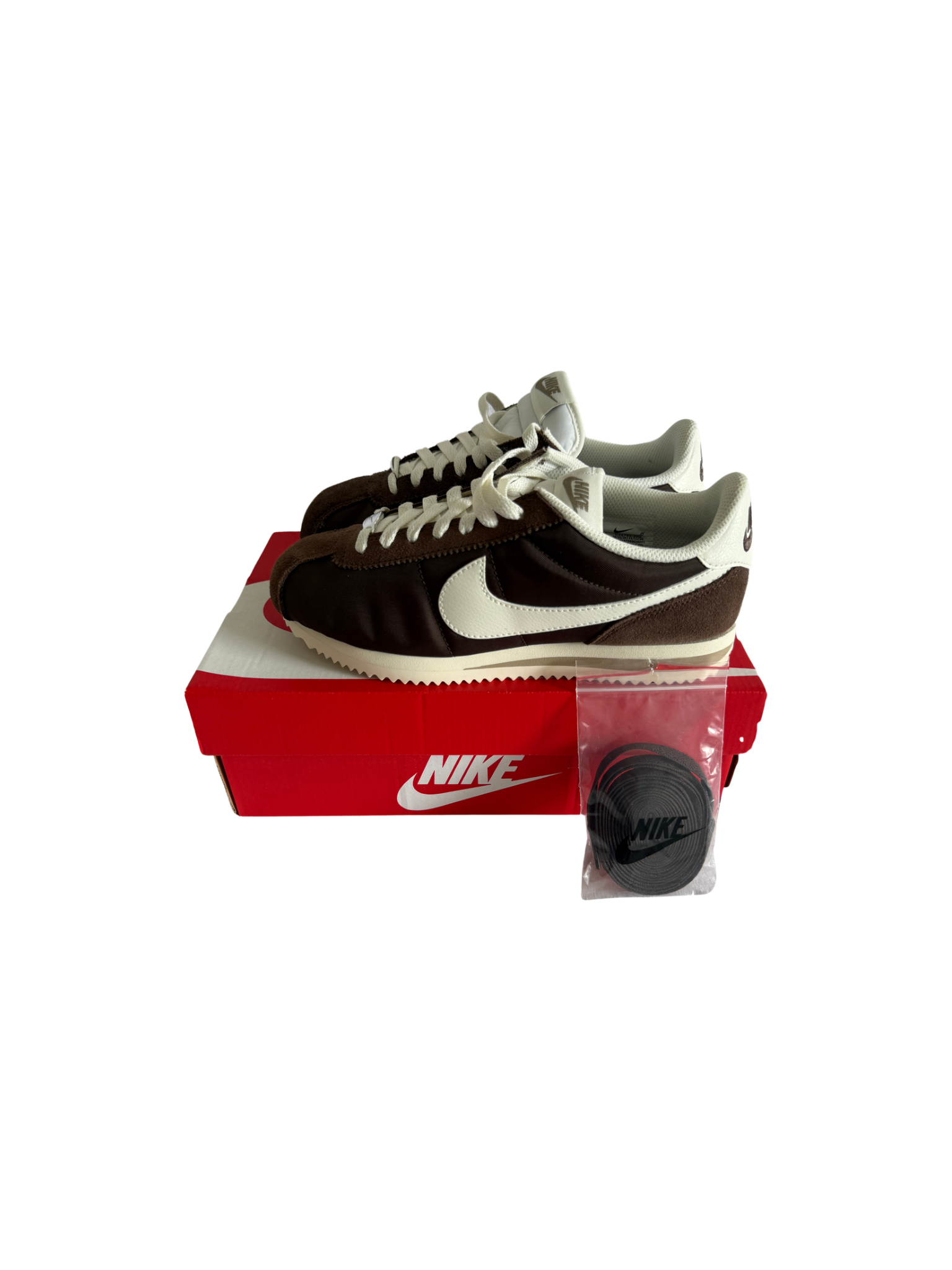 Nike Cortez Nylon – Marron et blanc