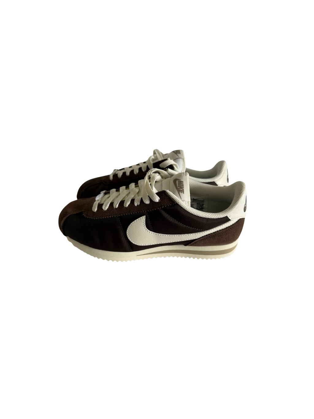 Nike Cortez Nylon – Marron et blanc